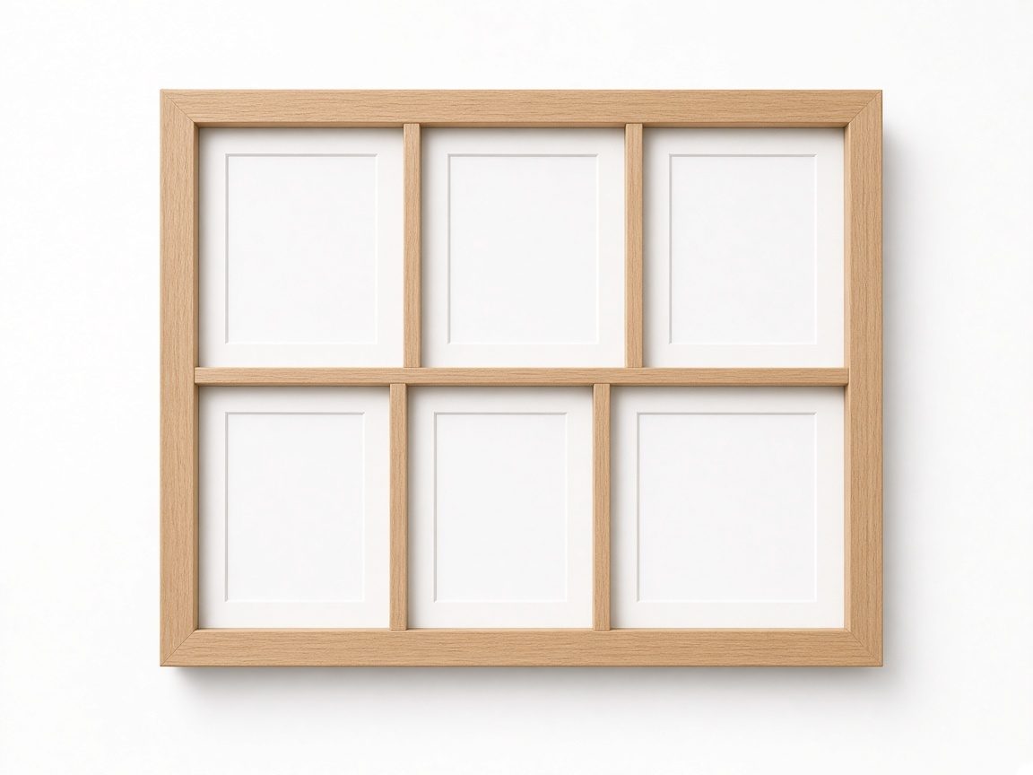 Cadre photo pêle-mêle en bois